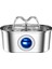 Pet Su Çeşmesi Paslanmaz Çelik Otomatik Su Çeşmesi Fountain Water Bowl Şeffaf Pencereli (Ingiltere Fişi) (Yurt Dışından) 1