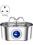 Pet Su Çeşmesi Paslanmaz Çelik Otomatik Su Çeşmesi Fountain Water Bowl Şeffaf Pencereli (Ingiltere Fişi) (Yurt Dışından) 2