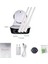 KS-515 HD Gece Görüşlü 360 Derece Wifi IP Kamera Çift Yönlü Sesli Beyaz 2