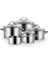 Provence Plus Tencere Seti Paslanmaz Çelik 5 Parça Derin ve Sos Tencereleri ile 24 cm Ebat 2