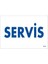 Servis Uyarı Levhası 17,5X25 KOD:1743 1