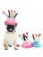 Sevimli Evcil Hayvanlar Köpek Kedileri Doğum Günü Kapakları Ayarlanabilir Renkli Mumlar Köpek Şapkası Köpek Yavrusu Kediler Cosplay Kostüm Mücevher Pembe (Yurt Dışından) 5