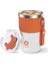 Feijian-Steasless Çelik Kahve Kupası, Çay Için Araba Termos Kupası, Sızıntı_ Geçirmez, Seyahat Termo Kupası, Hediye Kupası, 400ML Kapasite: 400ML/RENK: Portakal (Yurt Dışından) 1