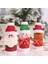 3 Paket Noel Şarap Şişe Çantaları, Kazak Şarap Şişesi Kapak Çantaları Şarap Şişe Kapağı Sevimli Noel Baba Ren Geyiği-Snowman (Yurt Dışından) 3