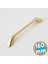 Mobilya Çekmece Mutfak Dolabı Dolap Kapak Kulpları Kulb Metal Mat Altın Gold Kulp 160 mm 1