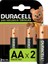 2 Adet Duracell Şarj Edilebilir 1300MAH 2'li Kalem Pil 2