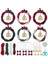 1 Set Dıy Macrame Noel Çelenk Kitleri Yeni Başlayanlar Için Yeni Başlayanlar El Yapımı Macrame Çelenk Boho Için (Yurt Dışından) 1