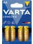 4 Adet Varta Longlife Alkalin 4'lü Kalem Pil 2