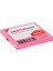 4 Adet Noki Memo 75X75 mm Post It Yapışkanlı Not Kağıdı Koyu Pembe 2