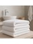 3 Adet 90x150 Cm Beyaz Otel Banyo Havlusu 620 Gram 1