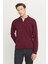 ALTINYILDIZ CLASSICS Erkek Bordo Tüylenme Yapmayan Anti Pilling Kumaş Standart Fit Normal Kesim Polo Yaka Triko Kazak 4
