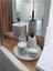 Mermer Desen Beton Banyo Seti,tuvalet Fırçası,çöp Kovası,katı,sıvı Sabunluk,tepsi,pamukluk 2