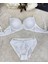 Le Jardin Parlak Simli Ipli Brodeli Push-Up Sütyen Külot TAKIM-5065 2