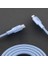 27W USB Type-C To Lightning iPhone iPad Silikon Hızlı Şarj ve Data Kablosu Mavi 1 Metre 4