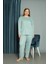 Fitilli Viskon Kışlık Kalın Battal/büyük Beden Pijama Takımı 1