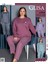 Fitilli Viskon Kışlık Kalın Battal/büyük Beden Pijama Takımı 2