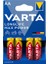 4 Adet Varta Pil Max Power Kalem Pil 4'lü 1