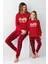 Kadın Kırmızı Pijama Takımı 2
