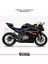 Cfmoto 250SR Orta Şase Kaplama Mor Şimşek Desen Sticker 2
