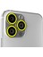 Iphone 11 Serisi / 12 Serisi / 13 Serisi Tüm Modelleri Için Uyumlu Karanlıkta Parlayan Fosforlu Kamera Lens (3&apos;lü Set) (11/11 Pro / 11 Pro Max / 12/12 Mini, Sarı) 1