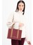 Benetton Kadın Kol Çantası Bordo - Camel BNT1670 2