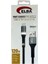 ELB120-4 120W Lightning To USB 1mt Siyah Örgülü Şarj Kablosu ( Data Veri ) 1