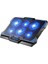 Dizüstü Soğutma Pedi, 15.6-17 Inç Dizüstü Soğutma Fanı Standı Için 6 Sessiz LED Fanlı Dizüstü Bilgisayar Soğutucusu, Taşınabilir Ultra Ince USB Powered Oyun Dizüstü Soğutma Pedi, Anahtar Kontrol Fanı 1