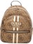 Kadın Manhattan Iı Çizgili Monogram Desenli Sırt Çantası - Kahverengi 1