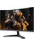 Monitör 27E6QC 27 Inç, 165Hz, Qhd, 2560*1440, 1ms, Va, Adaptive Sync, Monitörler,gaming,hdmı 2.0*2, Dp 1.2*1, Eğilmek, -5~15°, Yukarı ve Aşağı, Görme Açısı 178°, VESA，75*75MM, Kırmızı Siyah 2
