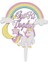 Marifetlerim - Unicorn Ahşap Pasta Süsü 1