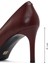 Kadın Bordo Ince Topuklu Deri Stiletto 25WFD161618 2