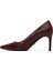 Kadın Bordo Ince Topuklu Deri Stiletto 25WFD161618 4