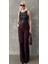 Bordo Yüksek Bel Kumaş Pantolon MG2284 2