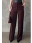 Bordo Yüksek Bel Kumaş Pantolon MG2284 4