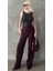 Bordo Yüksek Bel Kumaş Pantolon MG2284 7