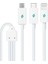 Trio Şarj Kablosu Type-C-Lightning-Micro USB - Beyaz (2DK7521) 1