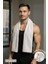 Beyaz Sporcu Havlusu 30x130cm %100 Pamuk - Yüksek Emicilik, Hafif ve Çabuk Kuruma Özellikli 1