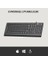 KB103 USB Kablolu Türkçe Q Klavye - Qwerty Türkçe Tuş Dizilimi, Sayısal Tuş Takımına Sahip, Sıvı Dökülmelerine Dayanıklı, Bilek Dinlendirme, Win, Mac, Linux ile Uyumlu Klavye Siyah 2