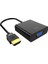 CHB020 HDMI To VGA Dişi Çevirici Adaptör Siyah 2