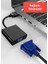 CHB020 HDMI To VGA Dişi Çevirici Adaptör Siyah 4