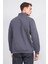 Çetinkaya Mentality 3907 3 Ip Dik Yaka Düz Koyu Gri Sweatshirt 4