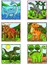 Dinozorlar 3D Puzzle Seri 2 - (9 Küp 6 Dinazor Yapboz) 3