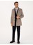 Erkek Bej Ex. Slim Fit Kaşe Kaban 50314200-VR011 4