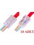 4388 Yeni Nesil Delikli Metal RJ45 Jack Internet Cat Kablo Ucu, 10 Adet 2