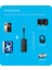 2 In 1 Bluetooth Adaptör Alıcı Verici Bluetooth 5.4 Receiver Aux Wireless Araç Hoparlör Kulaklık Bluetooth Kiti 7