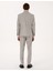 Erkek Gri Slim Fit Yün Kaşmir Karışımlı Çizgili Takım Elbise 50311251-VR024 5