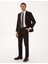 Erkek Kahverengi Slim Fit %100 Yün Takım Elbise 50312948-VR029 4
