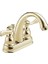 Faucet Windemere Bataryası, Lavabo Bataryası, 2 Saplı Bataryası, Metal Tahliye Montajı, Parlak Pirinç B2596LF-PB 3