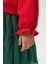 Kız Çocuk Pamuklu Kırmızı Fiyonklu Sweatshirt Yeşil Tüllü Etekli Takım - Şık ve Konforlu Kombin 7