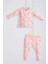 Kız Çocuk Unicorn Desenli Pamuklu Pijama Takımı 1